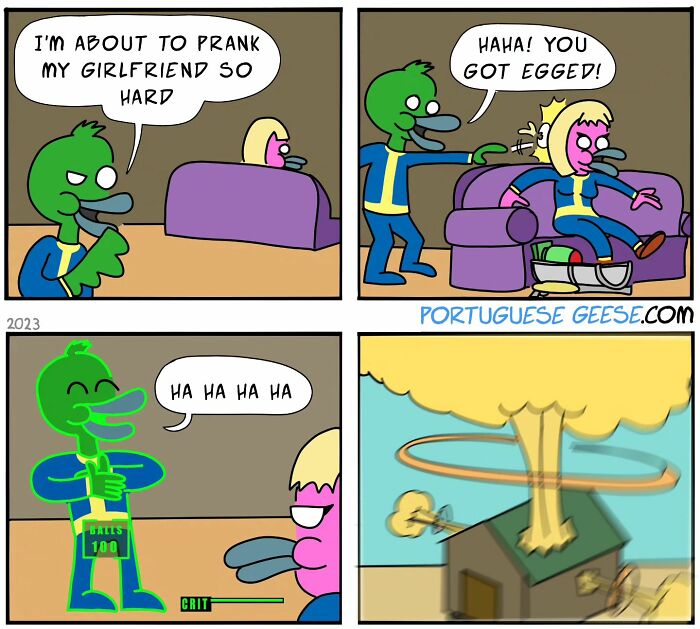 Portuguese Geese Comics