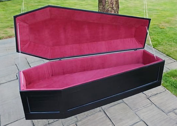  The Nicodemus Coffin Bed: This Reviewer's Experience Took A Dark Turn... Perhaps A Little Too Immersive?