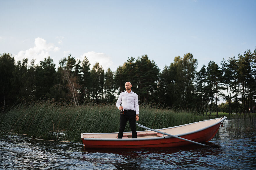 I Created And Photographed A Series Of "The Man Who Lost Everything, Even His Wife" (12 Pics)