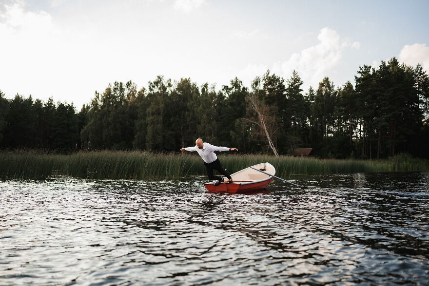 I Created And Photographed A Series Of "The Man Who Lost Everything, Even His Wife" (12 Pics)