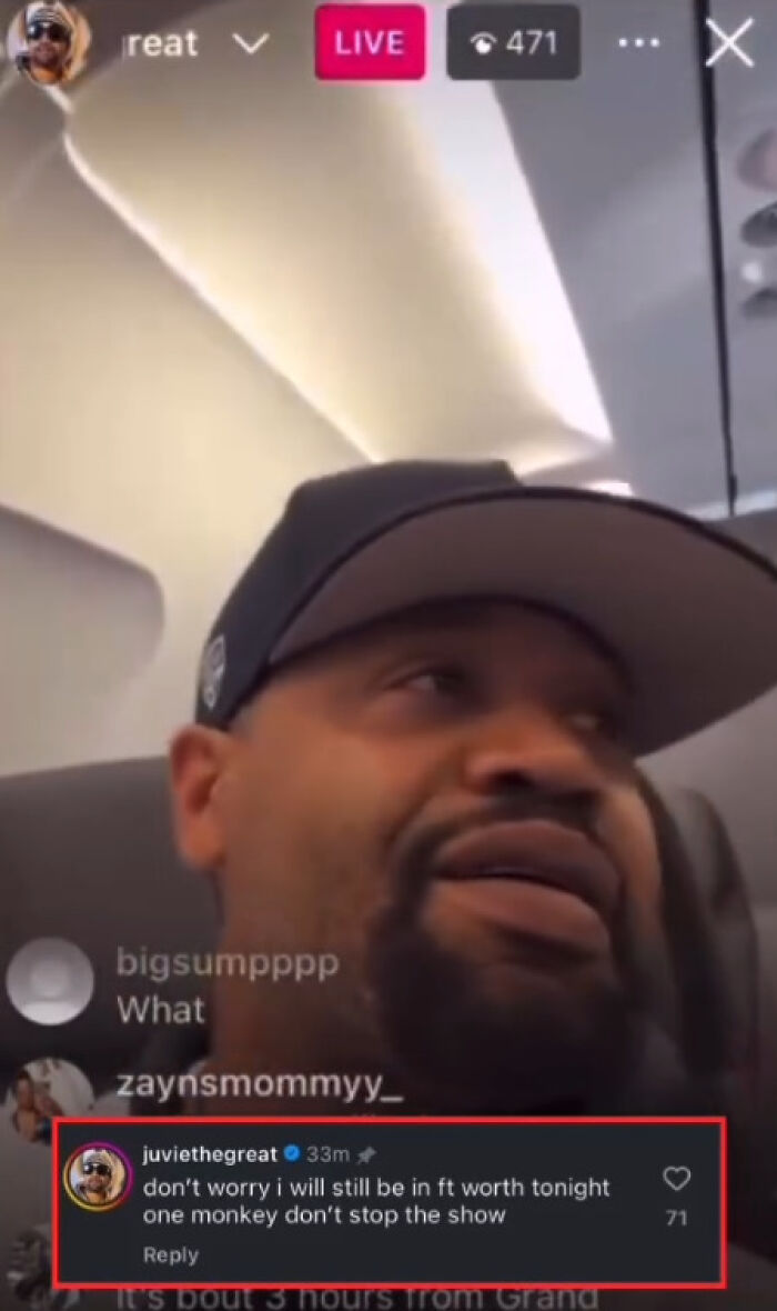 “F--- American Airlines”: Rapper Juvenile Storms Out Of Plane After Crew Bumps Him Down From First Class “F--- American Airlines”: Rapper Juvenile Storms Out Of Plane After Crew Bumps Him Down From First Class