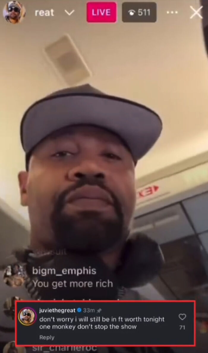 “F--- American Airlines”: Rapper Juvenile Storms Out Of Plane After Crew Bumps Him Down From First Class “F--- American Airlines”: Rapper Juvenile Storms Out Of Plane After Crew Bumps Him Down From First Class