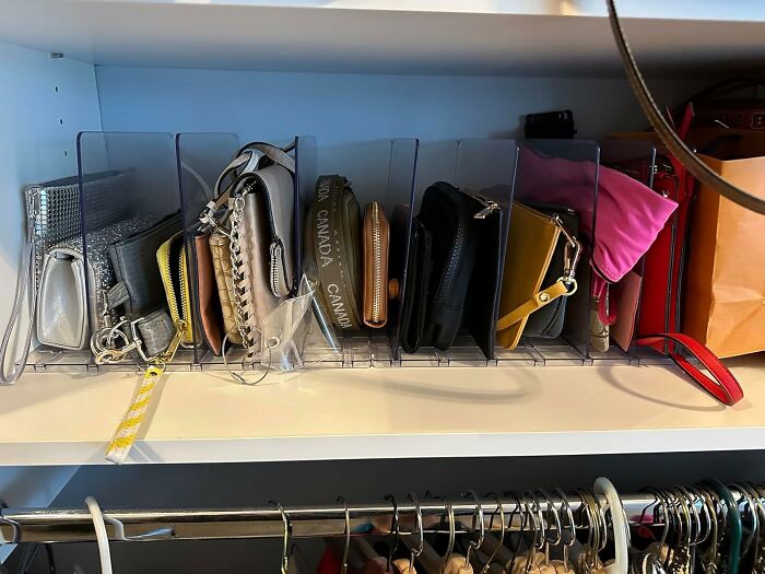 "I Have Nothing To Wear!" Said No One Ever, Once They Organized Their Purses With This Bag & Purse Organizer