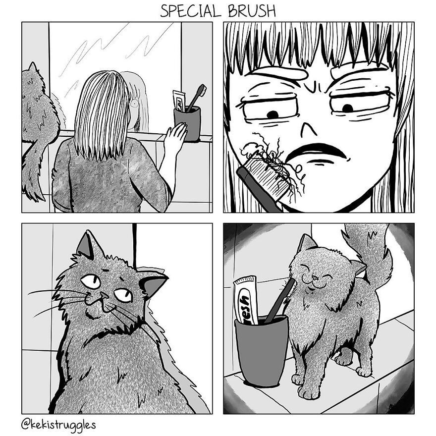 This Artist Shows Daily Struggles That Many Girls Will Surely Relate To