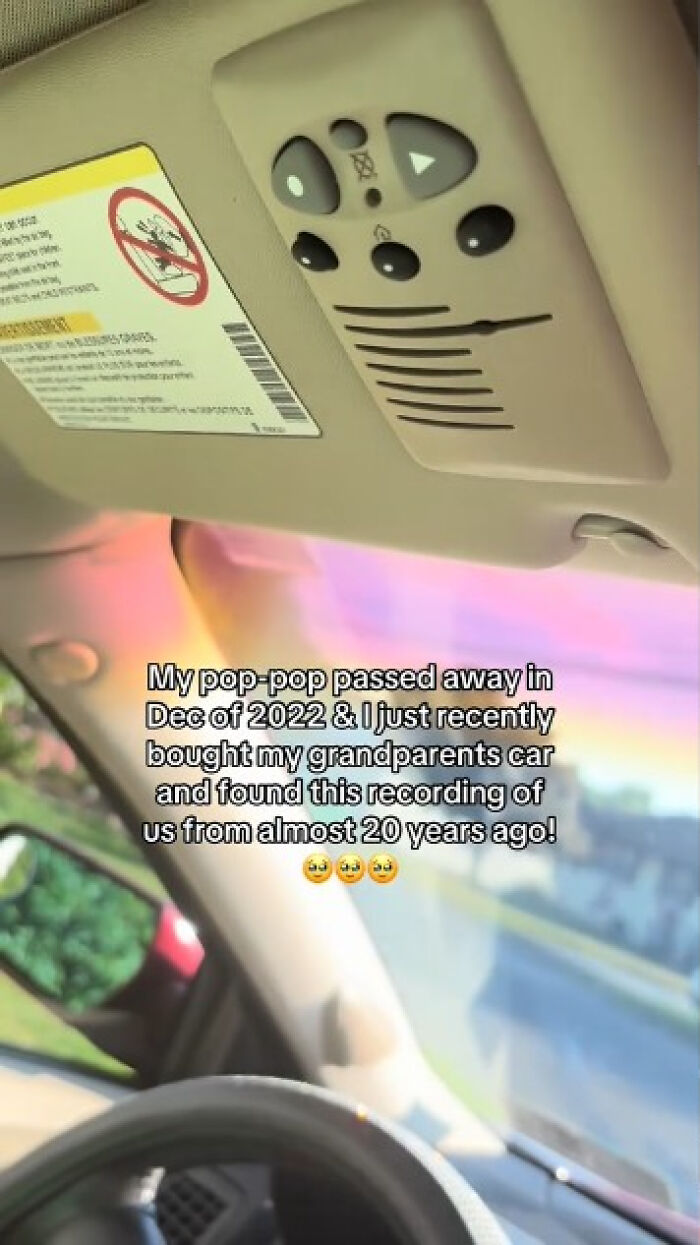 Woman Buys Her Late Grandfather’s Car Only To Discover A Heartwarming Recording Woman Buys Her Late Grandfather’s Car Only To Discover A Heartwarming Recording