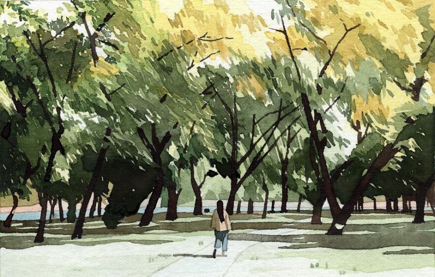 Whispers Of The City: Gegyjiji's Watercolor Elegance