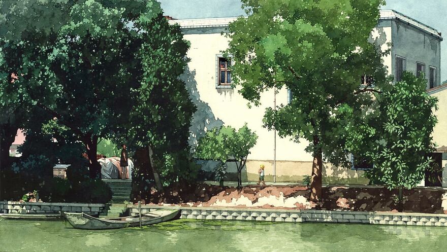 Whispers Of The City: Gegyjiji's Watercolor Elegance