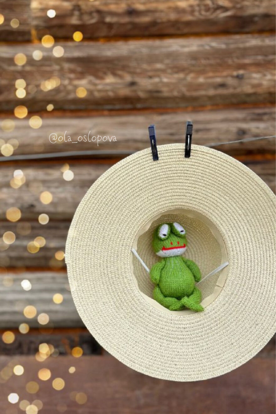 🐸💖 Cute Frog. Pattern By Me Ola Oslopova