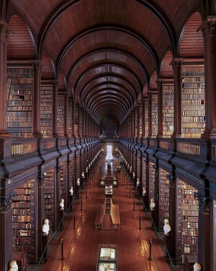 Built Between 1712 And 1732, The Long Room At Trinity College's Old Library Holds The Collection's 200,000 Oldest Books
