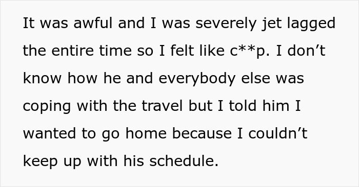 Netizens Call Out Nagging Wife Who Forced Hubby To Take Her Along On Work Trip And Ruined It