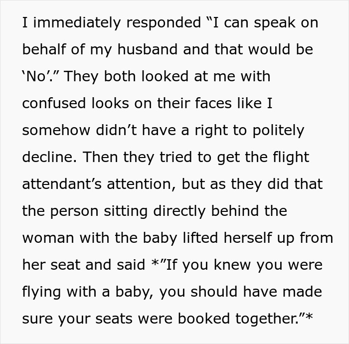 Man Tries To Make A Woman Give Up Her Husband&rsquo;s Seat For Him Until Another Passenger Humbles Him
