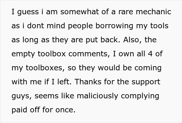 Veteran Mechanic&rsquo;s Toolbox Showdown Leaves Shop In Turmoil As New Boss Faces The Consequences