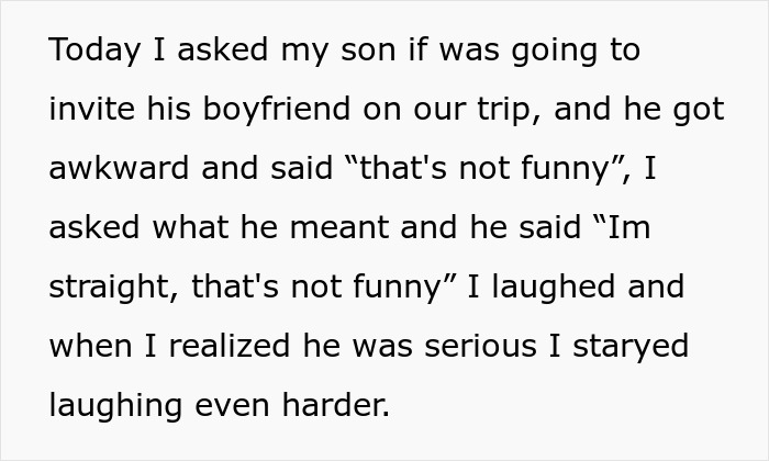 Parent Outs Son’s ‘Not-So-Secret’ Boyfriend, Bursts Out Laughing When He Says He’s Not Gay Parent Outs Son’s ‘Not-So-Secret’ Boyfriend, Bursts Out Laughing When He Says He’s Not Gay