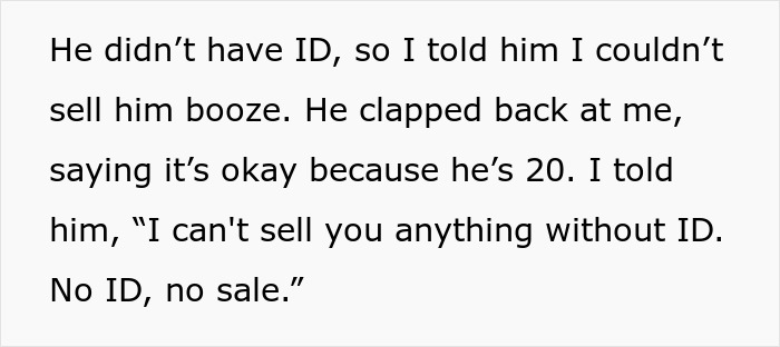 &ldquo;No ID, No Sale&rdquo;: Underage Guy Refused Alcohol, Gets Mommy To Teach Cashier A Lesson