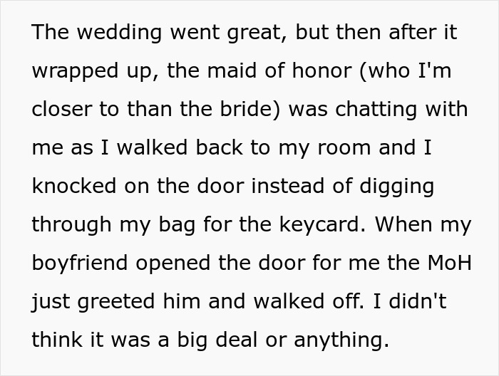 &ldquo;No One Even Knew He Was There&rdquo;: Wedding Guest Brings Her BF To Stay In The Hotel Room, Drama Arises