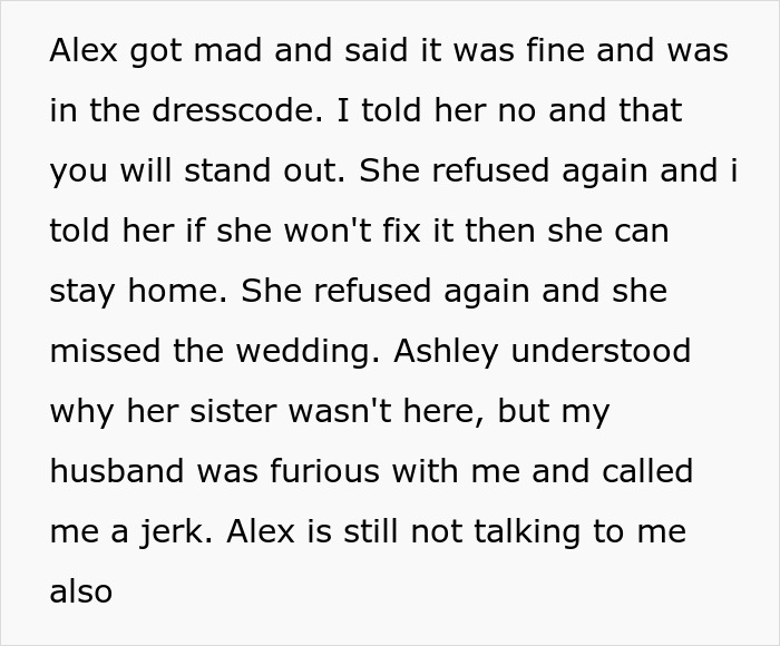 15YO Ruins Dress By Making It Emo Despite It Being Bought For Her Sister’s Wedding, Gets Uninvited 15YO Ruins Dress By Making It Emo Despite It Being Bought For Her Sister’s Wedding, Gets Uninvited