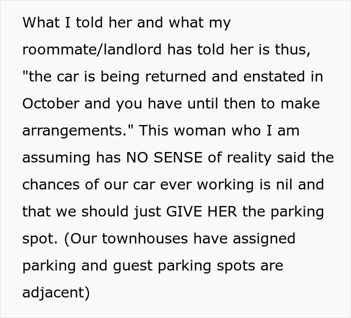 Neighbor&rsquo;s Mom Feels Entitled To Parking Spot, Homeowner Prepares For Showdown