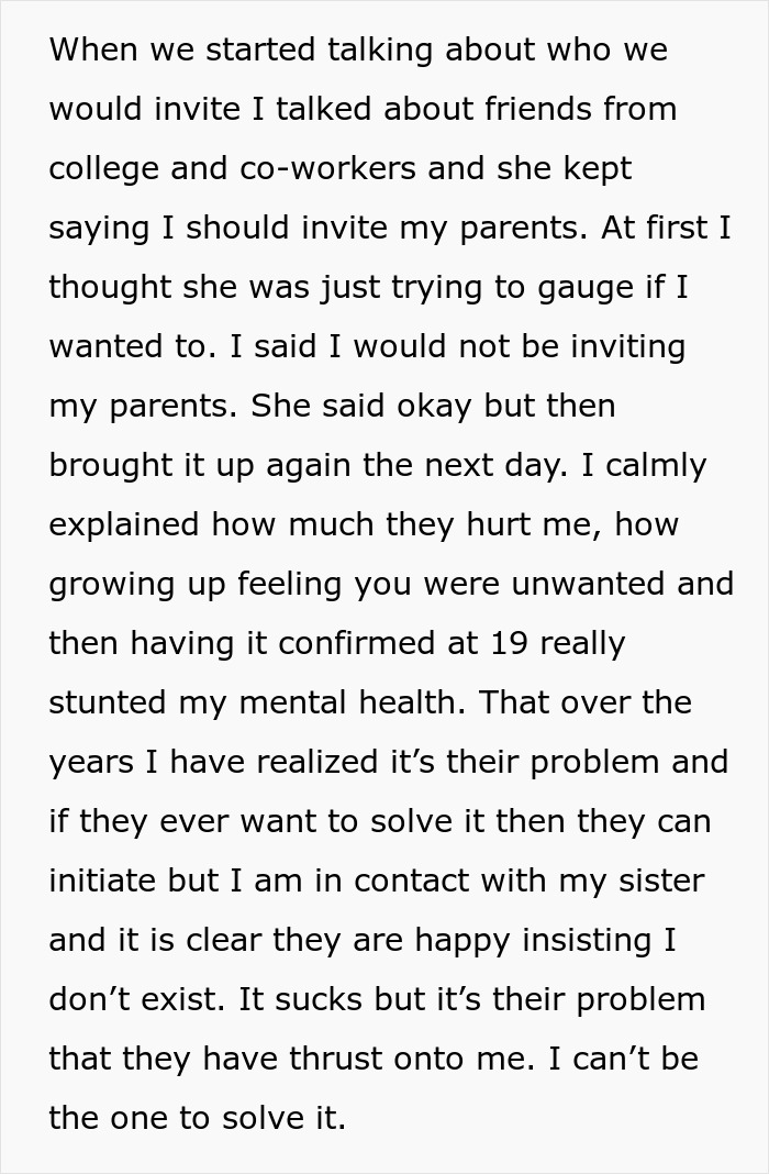 Man Is Livid After Fianc&eacute;e Insists On Inviting His Toxic Parents, Threatens To Cancel Wedding