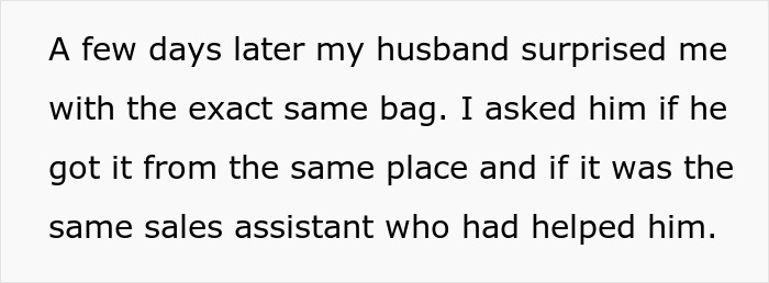 Wife Has A ‘Pretty Woman’ Moment, Returns Hubby’s Gifted Bag To Spite Rude Sales Assistant Wife Has A ‘Pretty Woman’ Moment, Returns Hubby’s Gifted Bag To Spite Rude Sales Assistant