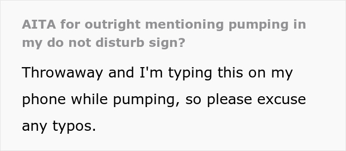 Mom Finds A Way To Keep Coworkers From Disturbing Her While She Pumps, Makes Them Uncomfortable