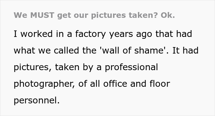 Boss Forces Workers To Take Pics For &ldquo;Wall Of Shame&rdquo;, Gets Mad When They Maliciously Comply