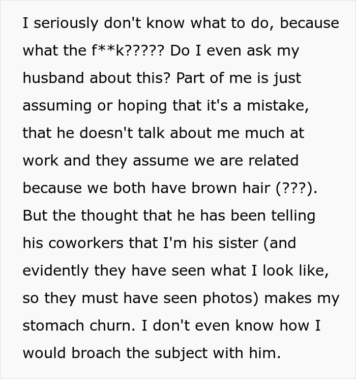 Husband Lies To Coworkers For 3 Years, Is Lost For Words When Wife Finds Out Husband Lies To Coworkers For 3 Years, Is Lost For Words When Wife Finds Out