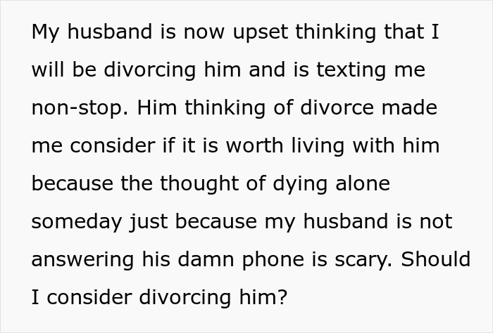 Woman Asks If She Should Divorce Her Husband After His Grave Error Nearly Cost Her Her Life Woman Asks If She Should Divorce Her Husband After His Grave Error Nearly Cost Her Her Life