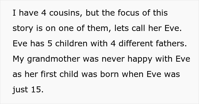 Woman Feels Entitled To Family’s Life-Changing Inheritance Just Because She Has 5 Kids, Gets A Reality Check Woman Feels Entitled To Family’s Life-Changing Inheritance Just Because She Has 5 Kids, Gets A Reality Check