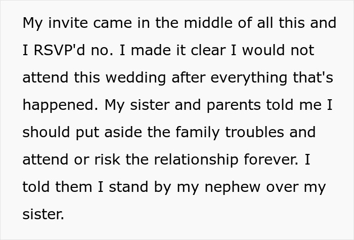 Teen Leaves Home In Protest Against Mom Marrying His Bully's Dad, Aunt RSVP's No Just To Back Him Teen Leaves Home In Protest Against Mom Marrying His Bully's Dad, Aunt RSVP's No Just To Back Him