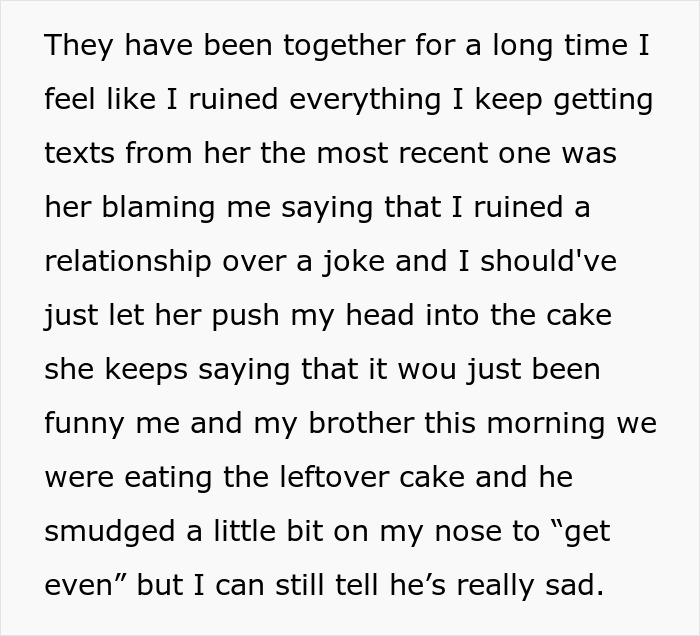 Woman's Birthday Leads To The End Of Brother's Relationship After SIL Plays Horrible Revenge Prank Woman's Birthday Leads To The End Of Brother's Relationship After SIL Plays Horrible Revenge Prank