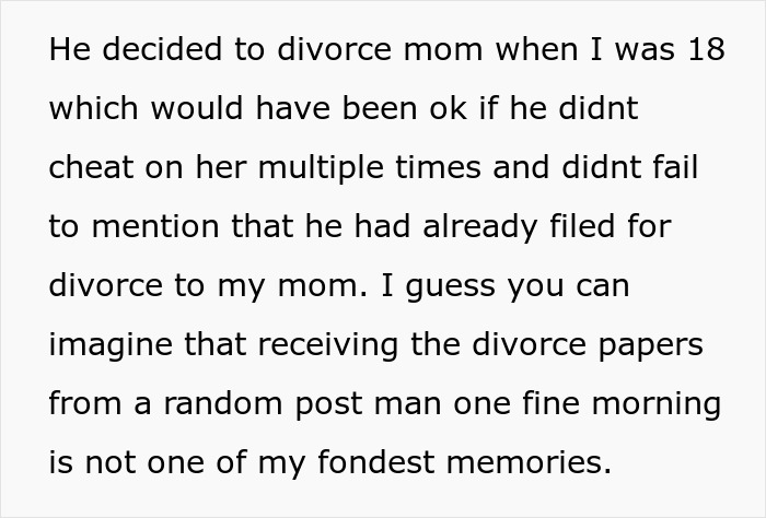 Dad Cheats On Wife And Has A Baby With Mistress, His Son Comes Up With Revenge Plan