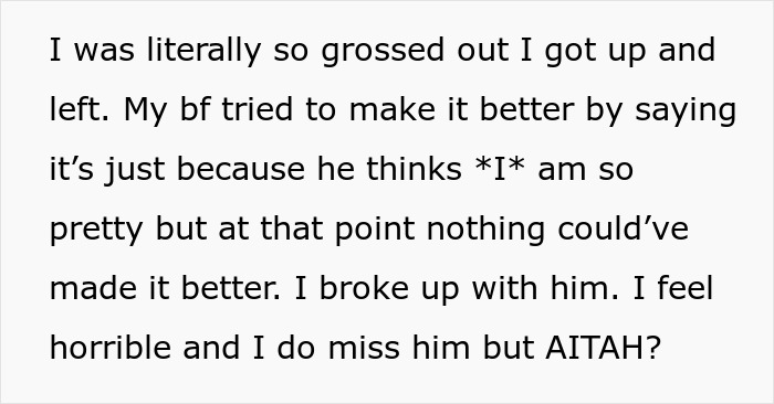 Man&rsquo;s &ldquo;Fantasy&rdquo; Makes Girlfriend Sick To Her Stomach, Now She Feels &ldquo;Horrible&rdquo; For Dumping Him