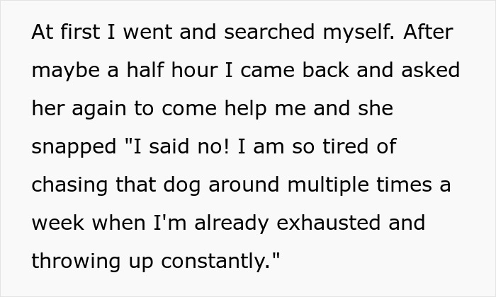 Guy Screams At Pregnant Fiancée For Refusing To Help Him Find Dog That Escapes Once A Week Guy Screams At Pregnant Fiancée For Refusing To Help Him Find Dog That Escapes Once A Week