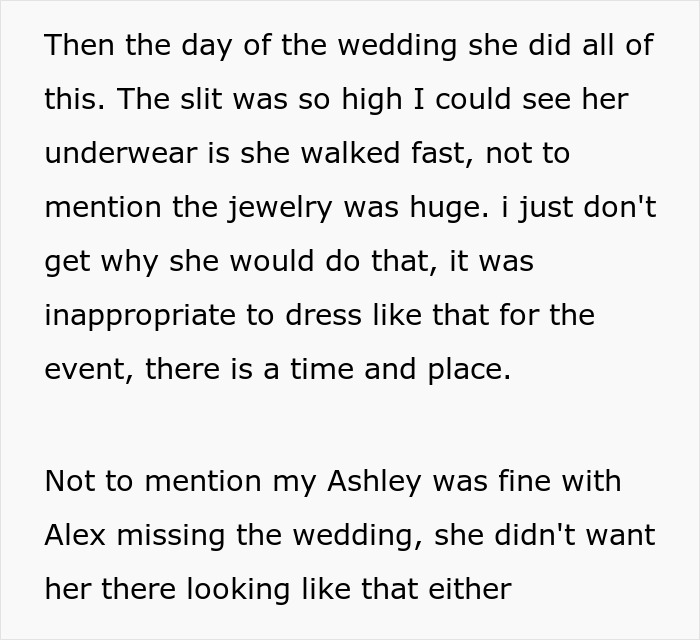 15YO Ruins Dress By Making It Emo Despite It Being Bought For Her Sister’s Wedding, Gets Uninvited 15YO Ruins Dress By Making It Emo Despite It Being Bought For Her Sister’s Wedding, Gets Uninvited