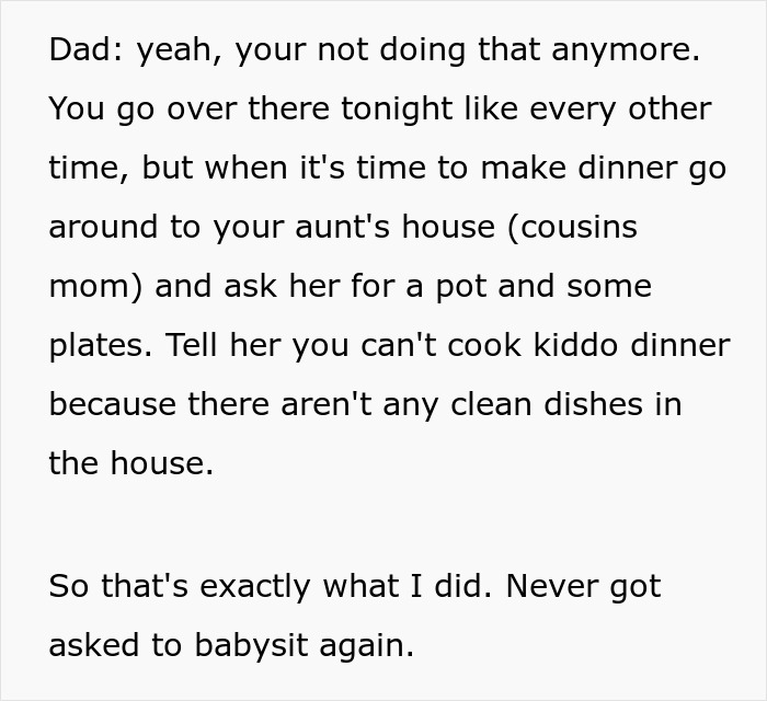 “Never Got Asked To Babysit Again”: Teen’s Weekly Nightmare Ends Thanks To Dad’s Advice “Never Got Asked To Babysit Again”: Teen’s Weekly Nightmare Ends Thanks To Dad’s Advice