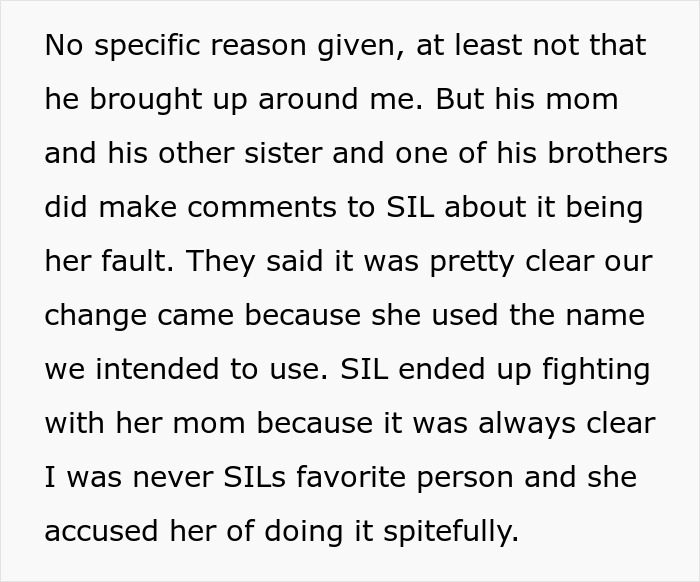 Woman’s Dream Baby Name Gets Lifted By SIL So She Just Picks Another One To SIL’s Rage And Dismay Woman’s Dream Baby Name Gets Lifted By SIL So She Just Picks Another One To SIL’s Rage And Dismay