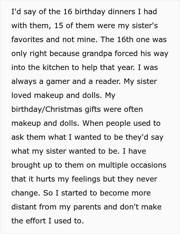 Woman Rejects Sister&rsquo;s Request To Help With Parents&rsquo; Anniversary After Years Of &lsquo;Favoritism&rsquo;