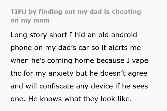 Kid Hides Phone To Track Dad&rsquo;s Location For A Sneaky THC Hit, Discovers His Secret Instead