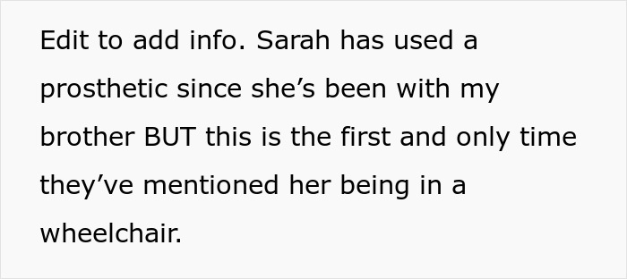 Bride Under Fire After Refusing To Exceed Budget For Brother&rsquo;s Disabled Fianc&eacute;e&rsquo;s Needs