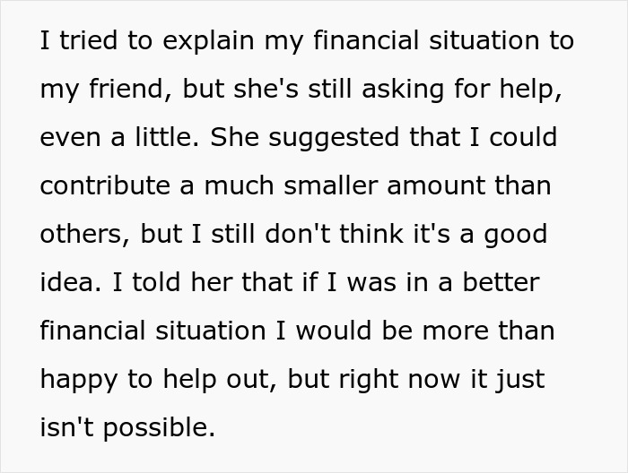 Woman Called &ldquo;Selfish&rdquo; For Refusing To Help Fund Friend&rsquo;s Wedding, People Agree With The Bride
