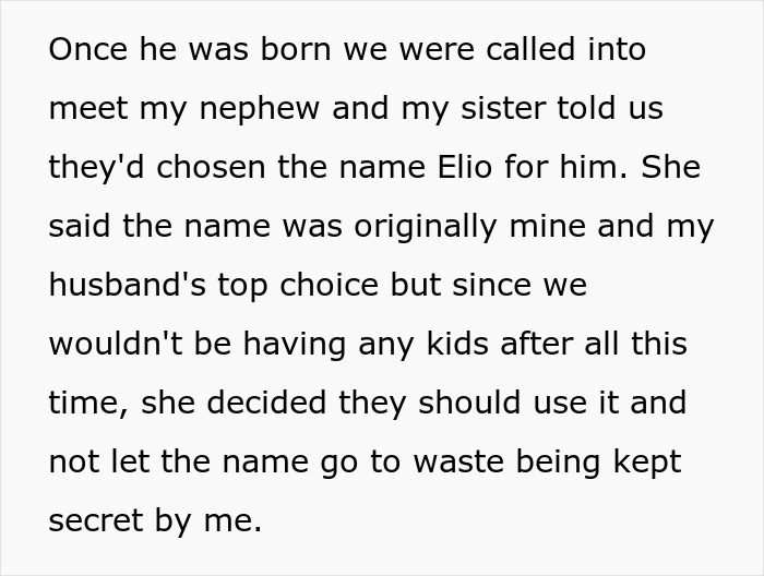 &ldquo;AITA For Leaving The Hospital After My Sister Gave Birth And Announced The Name Of Her Baby?&rdquo;