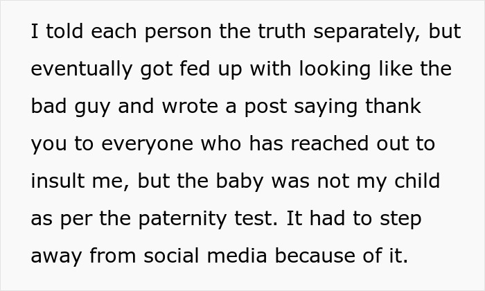 Man Is Sick Of People Seeing Him As A Bad Guy For Leaving Wife, Exposes That Her Baby Is From Affair Man Is Sick Of People Seeing Him As A Bad Guy For Leaving Wife, Exposes That Her Baby Is From Affair