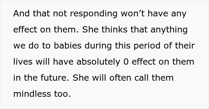 &ldquo;She Thinks They Cry For No Reason&rdquo;: SIL Gets A Reality Check When Mom Refuses To Let Her Babysit
