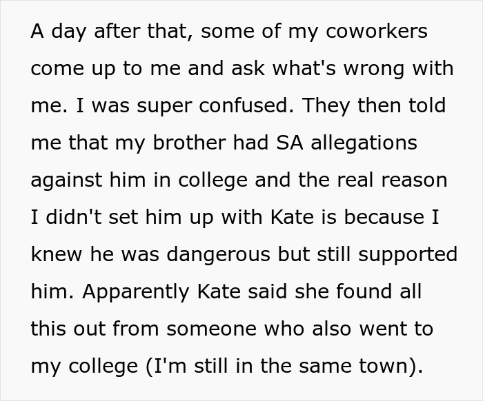 Woman Gets Bashed For Not Mentioning Her Brother Is Dead After Coworker Spread Rumors About Him Woman Gets Bashed For Not Mentioning Her Brother Is Dead After Coworker Spread Rumors About Him