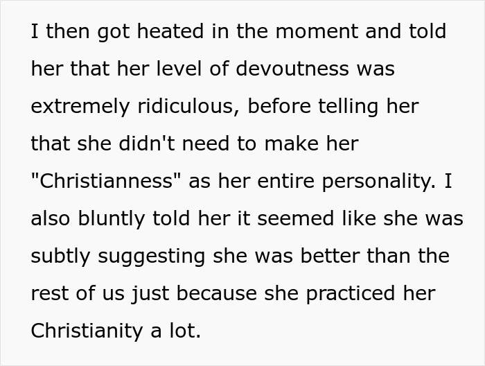 Christian Teen Implies She&rsquo;s Better Than Her Friends, Friend Tells Her To Shut It
