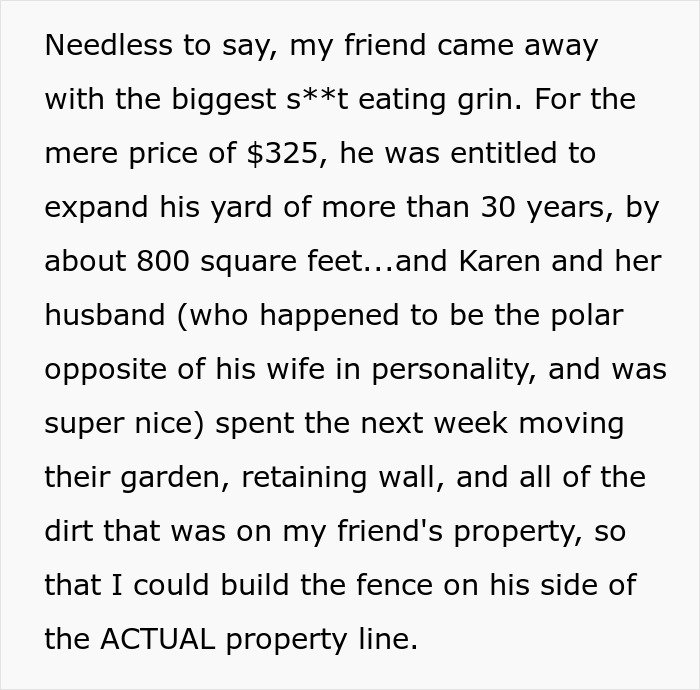 Karen Throws A Raging Fit Over Neighbor&rsquo;s New Fence, Regrets It After Losing 800 Sq Ft Of Their Yard