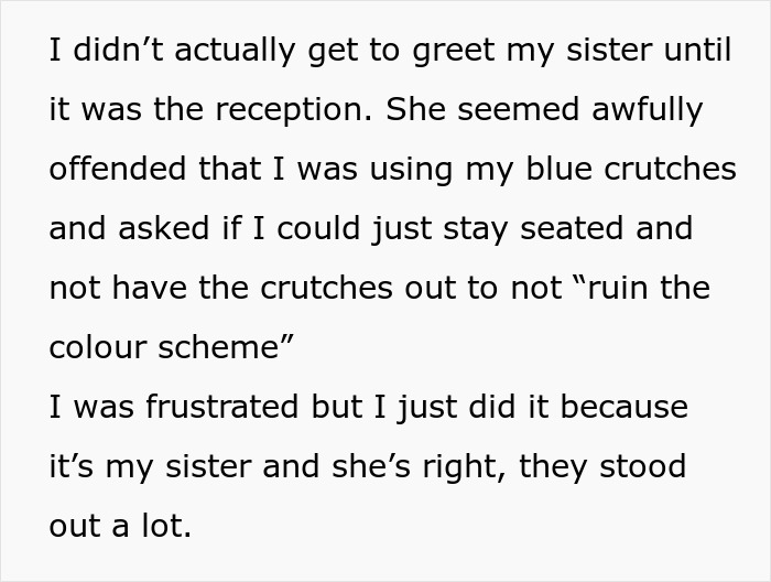 “It’s Her Special Day”: Teen Ruins Sister’s Wedding With His Crutches “It’s Her Special Day”: Teen Ruins Sister’s Wedding With His Crutches
