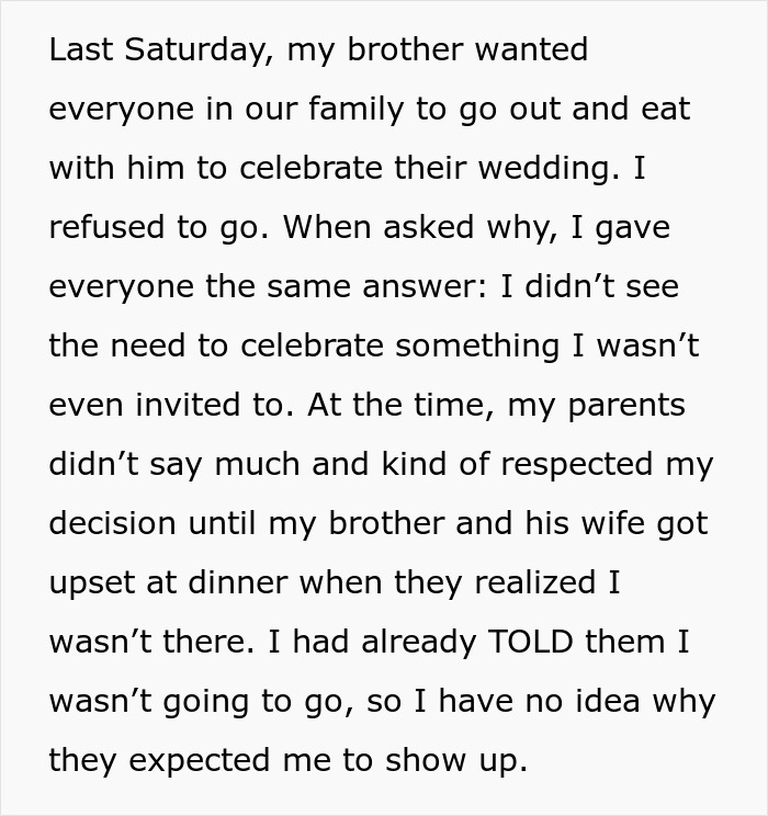 Bride Bans Groom&rsquo;s Bro From Wedding Due To Age, Sparks Drama As He Refuses To Attend Family Dinner