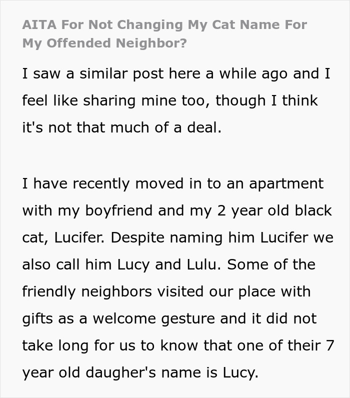 Entitled Neighbor Insists Black Cat&rsquo;s Name Is Racist And Offensive, Demands Immediate Name Change