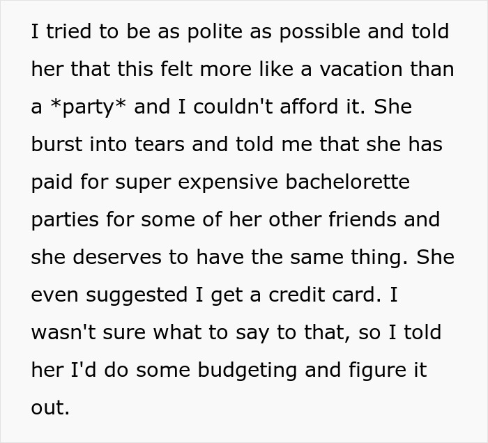 Bride Wants A 3-Day Destination Bachelorette Party At Disney, Loses It When MOH Backs Out Bride Wants A 3-Day Destination Bachelorette Party At Disney, Loses It When MOH Backs Out